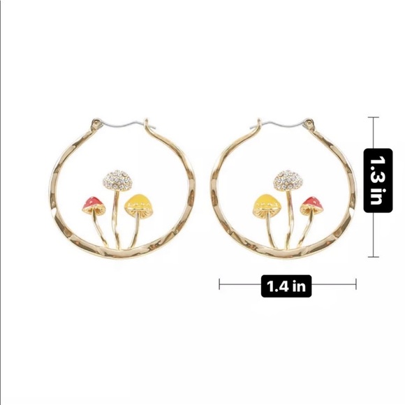 🍄Urban Outfitters Mushroom Earrings🍄 - Picture 4 of 4